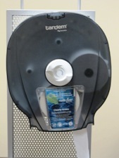 toilet paper dispenser - holds 4 rolls, rotating